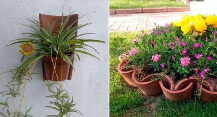 Jardín con tejas de barro: 4 ideas para decorar tu patio y plantas