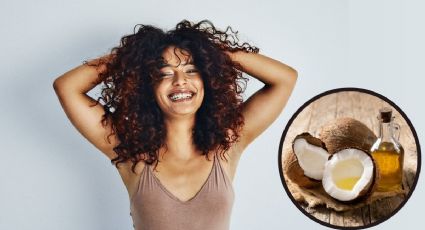 ¿Cómo reparar el cabello rizado y decolorado? 3 mascarillas con aceite de coco para hidratarlo