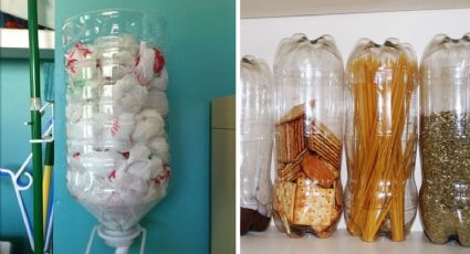 No tires las botellas de plástico y mejor crea 4 manualidades bonitas para ordenar tu casa