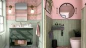 Foto ilustrativa de la nota titulada Pinterest Bathroom: 5 ideas para pintar el baño rosa con verde y darle un toque fresco