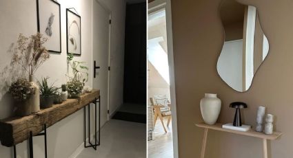 ¿Cómo decorar un recibidor pequeño? 4 ideas para modernizar la entrada de tu casa