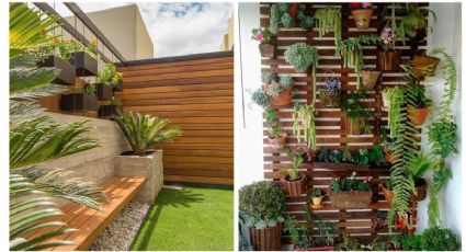 Diseña tu jardín en una terraza pequeña con estas 4 ideas de decoración