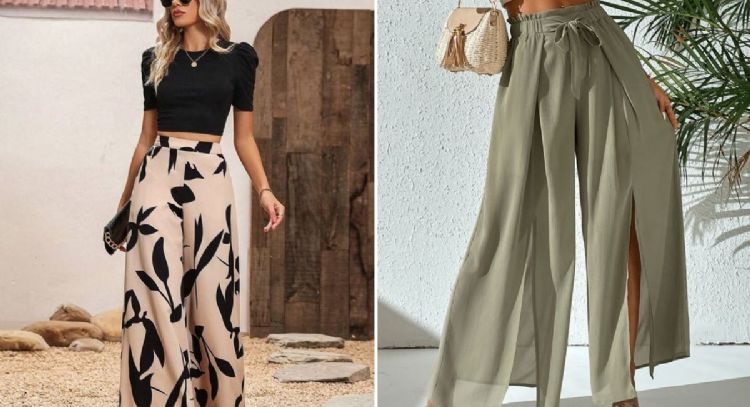 5 ideas para combinar pantalones palazzo y lucir piernas más largas