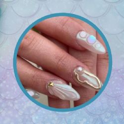 Uñas seashell: la tendencia con efecto iridiscente para tus manos