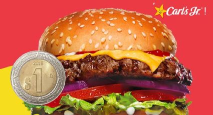 Carl's Jr celebra el Día de la Hamburguesa con hamburguesas en 1 peso: ¿cómo comprarlas?
