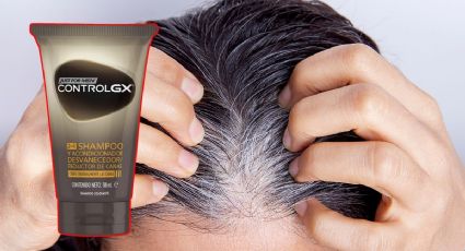 Control GX, el shampoo para desvanecer las canas y darle color al cabello