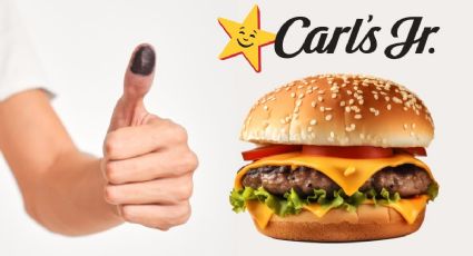 Carl's Jr pone al 2x1 sus hamburguesas por votar el 2 de junio: ¿cómo conseguir la promoción?