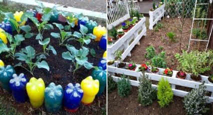 5 ideas para cercar un jardín con material reciclado