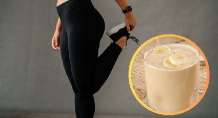 El delicioso licuado que debes tomar para aumentar masa muscular en piernas y glúteos