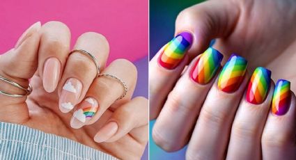 5 diseños de uñas arcoiris para celebrar el PRIDE este mes