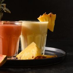 El exquisito batido de papaya y piña para BAJAR de peso por las noches | RECETA