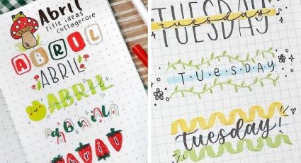 Manualidades: 5 ideas de lettering para tener apuntes bonitos