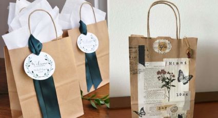 ¿Cómo decorar una bolsa de regalo de papel kraft? 5 ideas fáciles