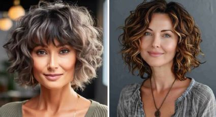 Curly bob, el corte de cabello ideal para rejuvenecer tu rostro a los 40 años