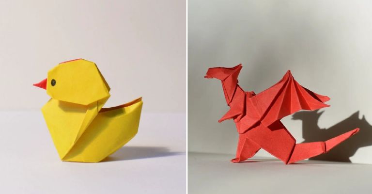 manualidad de origami para hacer en vacaciones