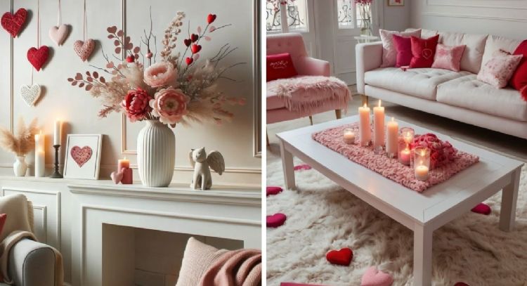 Decoración para San Valentín: 6 ideas pequeñas, pero ingeniosas ideas para decorar tu sala