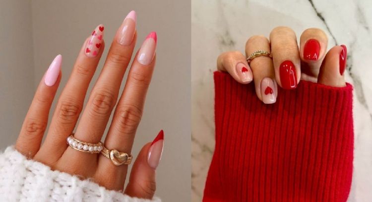 Uñas con corazones: 6 diseños para llevar una manicura romántica en San Valentín