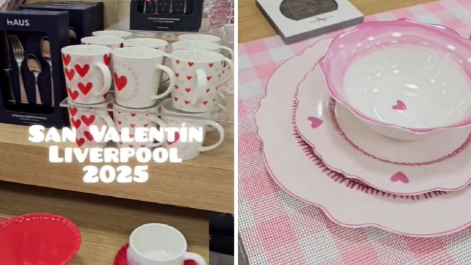 Vajillas de Liverpool para San Valentín 2025: precio, diseños y dónde comprarlas