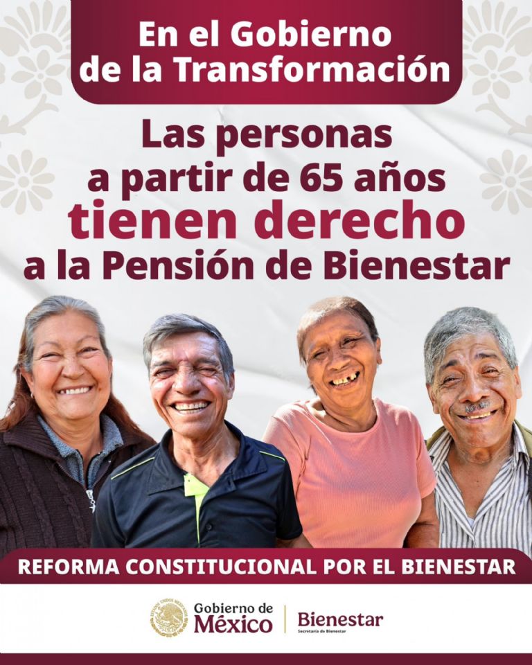 ¿Quiénes pueden recibir la Pensión Hombres Bienestar de 60 a 64 años?