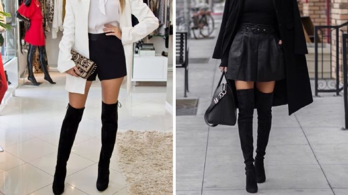 Cómo usar botas largas si eres bajita para llevar tus outfits de invierno en enero 2025