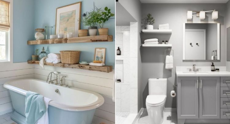 5 colores para baños sencillos que lo harán lucir moderno y más grande