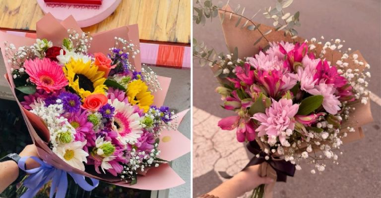 Ramo de flores para novias extrovertidas