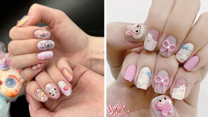 Uñas Labubu: Aprende a llevar el nail art más tierno de esta temporada 2025