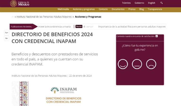 beneficios de la tarjeta del inapam 2025