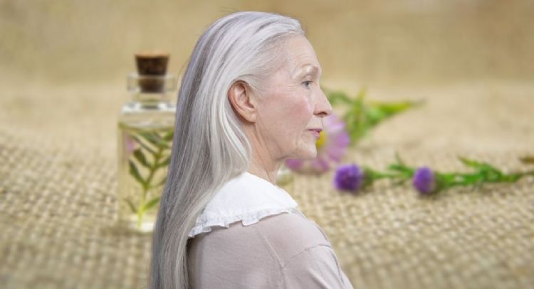 3 aceites para hidratar y oscurecer tus canas sin maltratar tu cabello