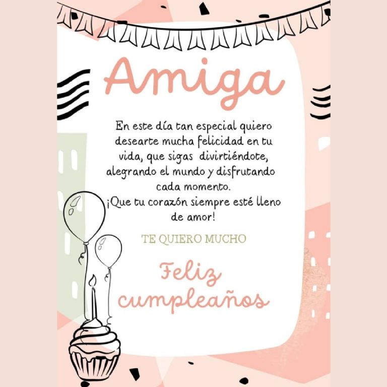 tarjetas de feliz cumpleaños con mensajes bonitos