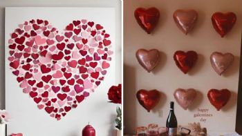 Imágenes de corazones para decorar paredes el 14 de febrero