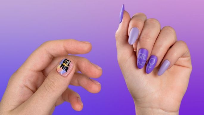 Uñas para el 8 de marzo: diseños con significado diferente para empoderarte