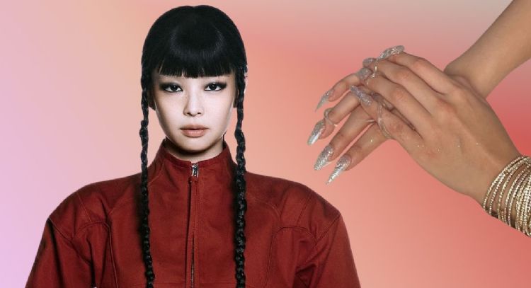 Ruby nails, la tendencia de uñas que destaca en el nuevo álbum de Jennie