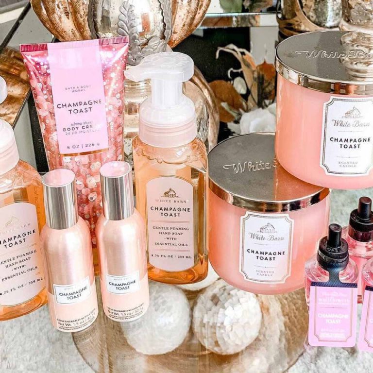 Caracteristicas del Champagne Toast de Bath and body works