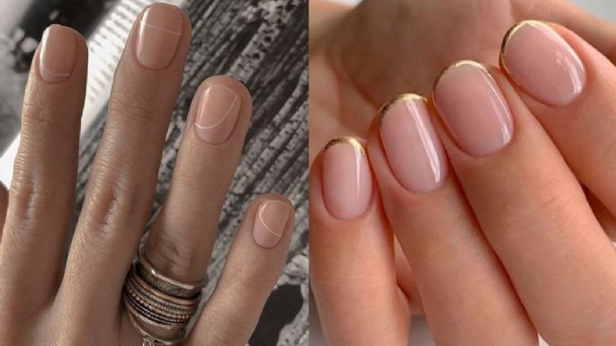 Nail art con diseños de uñas minimalista para llevar tu manicura a otro nivel